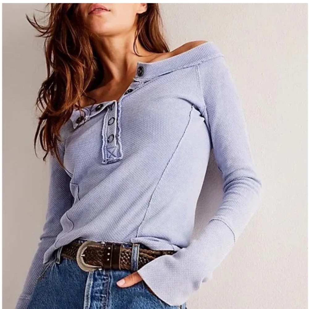 Free People We the Free Own Hand Henley Top